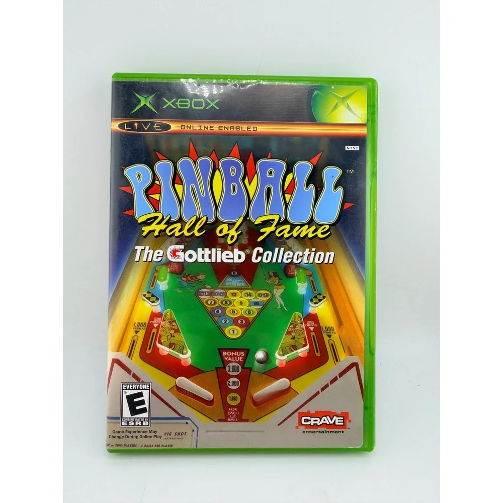 Pinball‎ Hall of Fame The Gottlieb Collection Microsoft Xbox 2004 CIB Complete